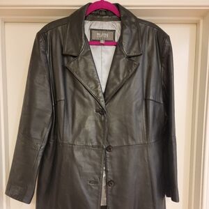 Vintage 90's 100% leather blazer